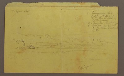 Goat Island und kanadische Wasserfälle von Frederic Edwin Church