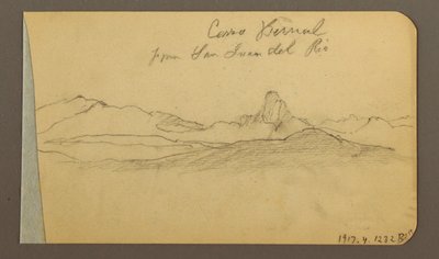 Hügel- und Bergketten, San Bernal Peak, 1889 von Frederic Edwin Church