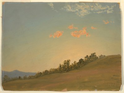 Hügel, Hudson, New York, Juli 1870 von Frederic Edwin Church