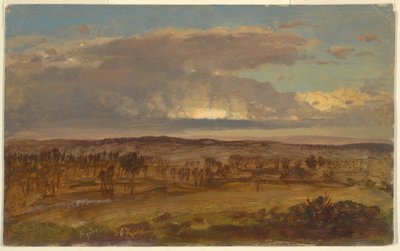 Zeichnung, Hudson Valley, April 1867 von Frederic Edwin Church