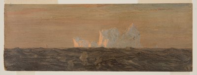 Zeichnung, Eisberge, Juni oder Juli 1859 von Frederic Edwin Church