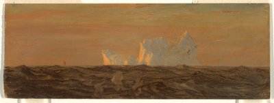 Zeichnung, Eisberge, Juni oder Juli 1859 von Frederic Edwin Church