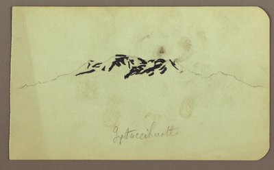 Itaccihuatl-Gipfel; Rückseite: Backofen, 1883 von Frederic Edwin Church