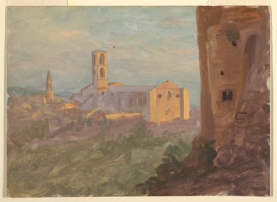 Italienische oder Schweizer Stadt, 1868 von Frederic Edwin Church
