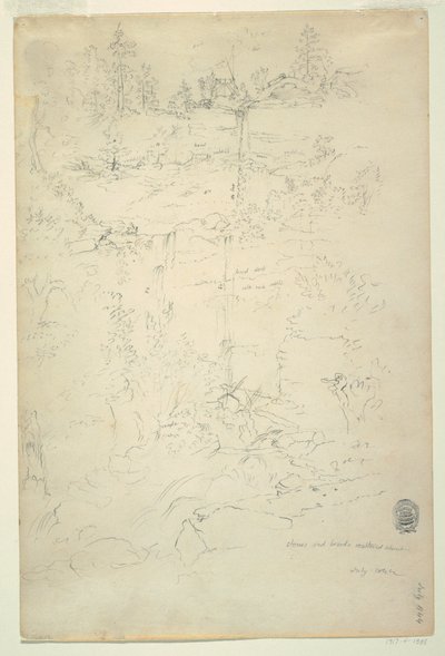 Kaaterskill-Fälle, Catskill Mountains, New York, Juli 1844 von Frederic Edwin Church