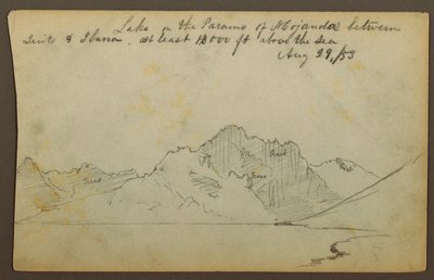 See, Mojanda-Wüste, Ecuador, 29. August 1853 von Frederic Edwin Church