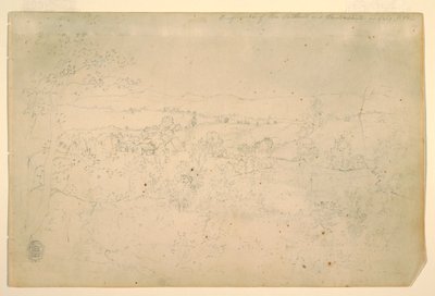 Zeichnung, Landschaft, Juli 1844 von Frederic Edwin Church