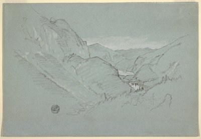 Landschaft aus den Alpen, August–September 1868 von Frederic Edwin Church