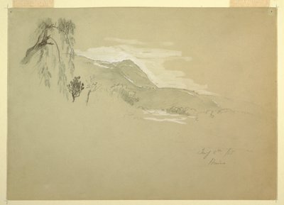 Landschaft nahe Huino, Mexiko, 8. Januar 1885 von Frederic Edwin Church