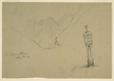 Landschaften zwischen Golling und Abtenau, 5. August 1868 von Frederic Edwin Church