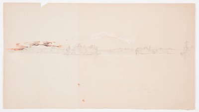 Millinocket-See, Blick auf den Mt. Katahdin von Frederic Edwin Church