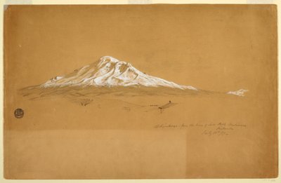 Berg Chimborazo vom Haus des Señor Pablo Bustamante, Riobamba, Ecuador von Frederic Edwin Church
