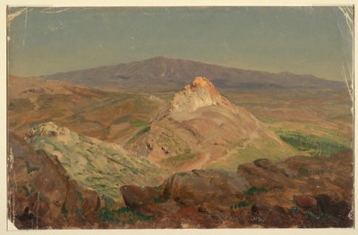 Zeichnung, Mount Pentelikon, April 1869 von Frederic Edwin Church