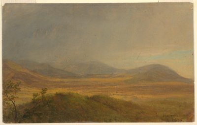 Zeichnung, Bergige Landschaft, Mai 1865 von Frederic Edwin Church