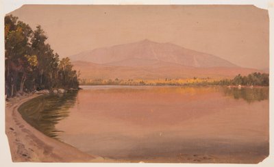 Zeichnung, Mt. Katahdin vom Togue Pond, 1878 von Frederic Edwin Church