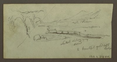 Ebene und Gebirgskette von Frederic Edwin Church