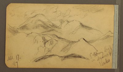 Raues Gebirge, 17. April 1889 von Frederic Edwin Church