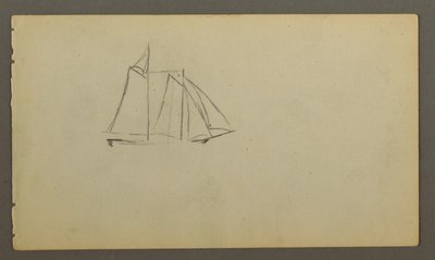 Segelboot auf Wellen reitend, möglicherweise 1860 von Frederic Edwin Church