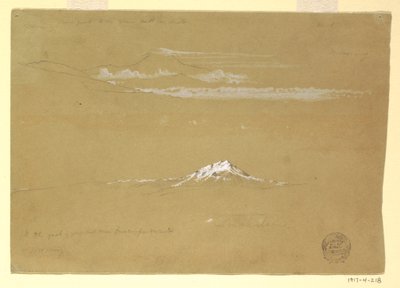 Sincholagua, Morgen, vom Sonnentempel, Quito, 24. Juni 1857 von Frederic Edwin Church