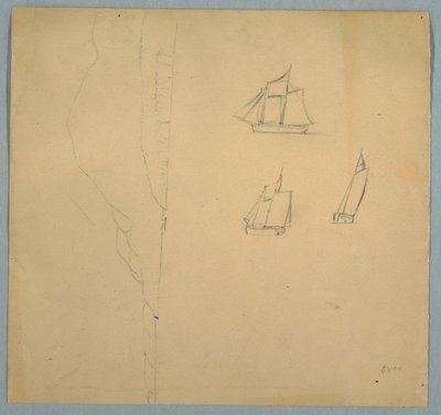 Studien von Landschaft und Schiffen, 1850–51 von Frederic Edwin Church