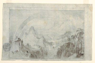 Studie für "Regenzeit in den Tropen" von Frederic Edwin Church