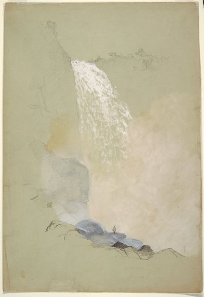 Studie der Tequendama-Fälle bei Bogotá, Kolumbien, Juli 1853 von Frederic Edwin Church