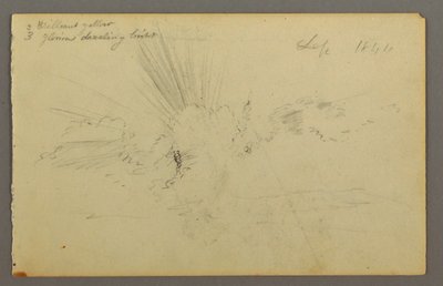 Sonne hinter Wolken von Frederic Edwin Church