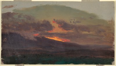 Sonnenuntergang über den Catskills von Frederic Edwin Church