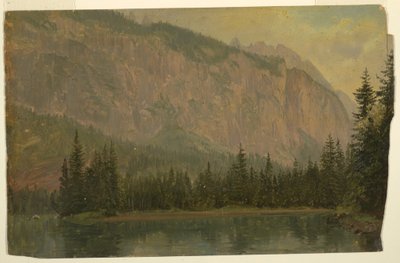 Der Hintersee, nahe Berchtesgaden, Bayern, Juni 1868 von Frederic Edwin Church