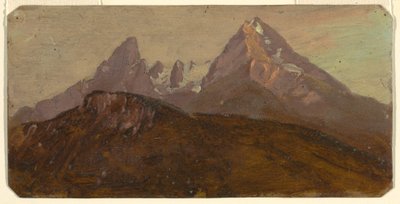 Der Watzmann, Berchtesgaden, Bayern, 1868 von Frederic Edwin Church