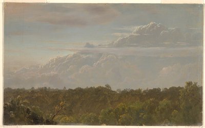 Zeichnung, Gewitterwolken, Jamaika, August 1865 von Frederic Edwin Church