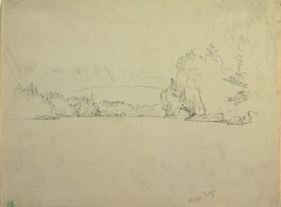 Oberer Togue-See, ca. 1885 von Frederic Edwin Church