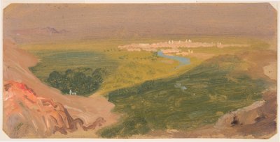 Blick Richtung Damaskus, Syrien, 24. April - 16. Mai 1868 von Frederic Edwin Church