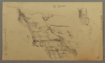 Blick über Wady el-Arabah, 20. Februar, möglicherweise 1868 von Frederic Edwin Church
