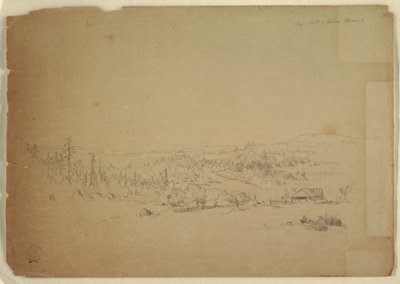 Blick von Grand Manan Island, Kanada, zum Meer, September 1851 von Frederic Edwin Church