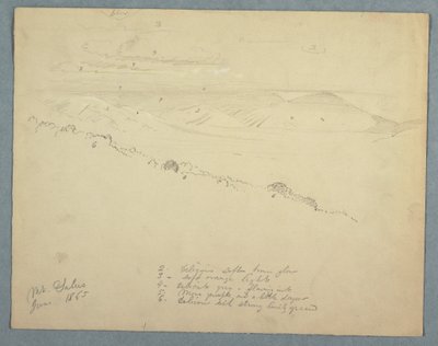 Blick vom Mount Salus, Jamaika, Juni 1865 von Frederic Edwin Church