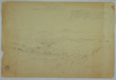 Blick bei Popayan einschließlich Mount Purese Vulkan, Cauca-Fluss, Kolumbien, 8. August 1853 von Frederic Edwin Church
