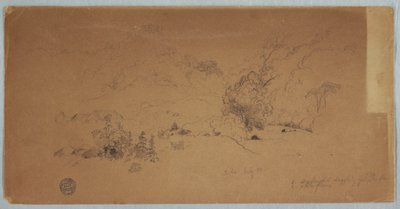 Ansicht von Toche, Kolumbien, Juli 1853 von Frederic Edwin Church