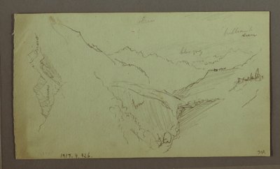 Dorf und steiles Bergtal (Alpen), 1868–69 von Frederic Edwin Church