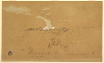 Vulkan Sangay, 11. Juli 1857 von Frederic Edwin Church