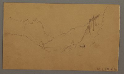 Windende Straße durch das Tal, Haus, möglicherweise 1868 von Frederic Edwin Church
