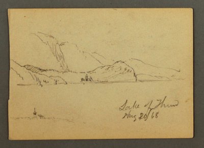 Thunersee, Berner Oberland, 20. August 1868 von Frederic Edwin Church