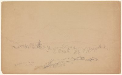 Mount Katahdin vom Westen von Frederic Edwin Church