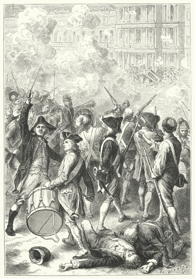 Sturm auf den Tuilerienpalast durch die Sansculotten von Frederic Theodore (after) Lix