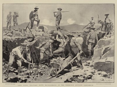 Jack im Militärdienst, Matrosen in den Schützengräben außerhalb von Ladysmith von Frederic de Haenen