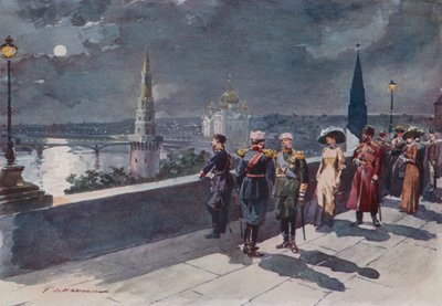 Terrasse des Kremls von Frederic de Haenen