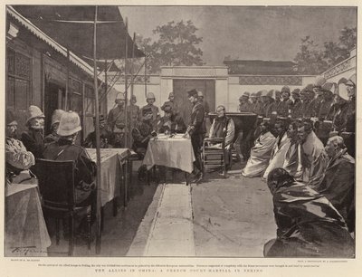 Die Alliierten in China, ein französisches Kriegsgericht in Peking von Frederic de Haenen