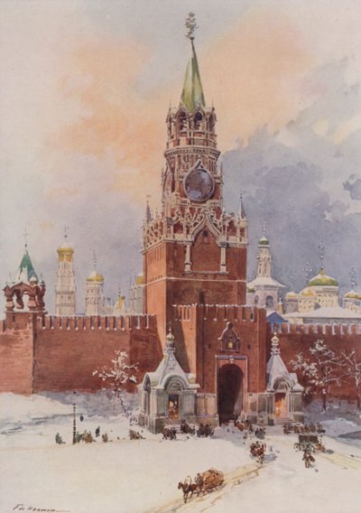Der Erlöserturm (Spassky) des Kremls von Frederic de Haenen