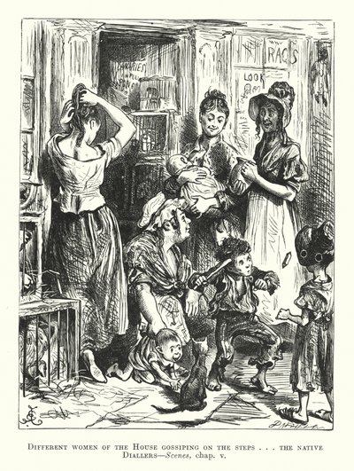 Illustration für Sketches by Boz von Frederick (after) Barnard