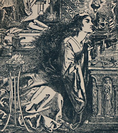 Rosamond, Königin der Langobarden, um 1850-1900, 1923 von Frederick Augustus Sandys
